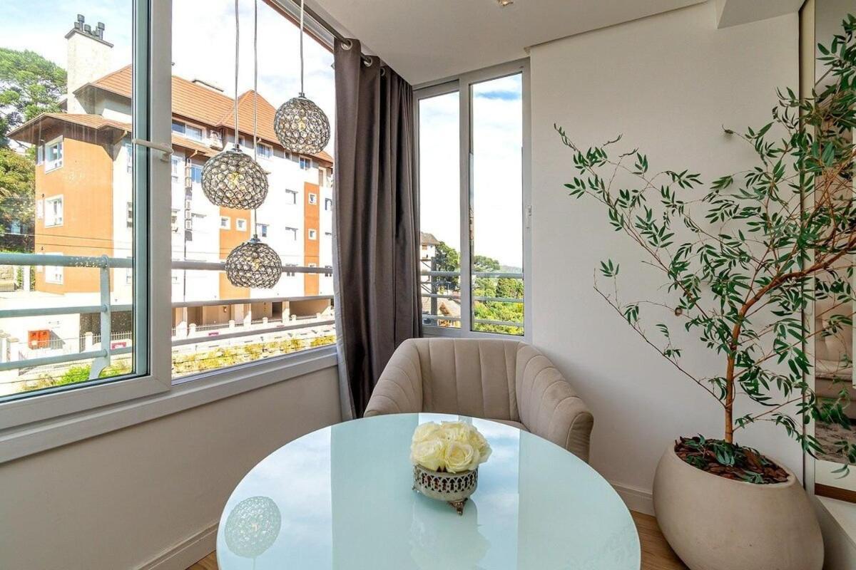 Apartmán Rosa Edificio Parque Da Vinicola Gramado Exteriér fotografie