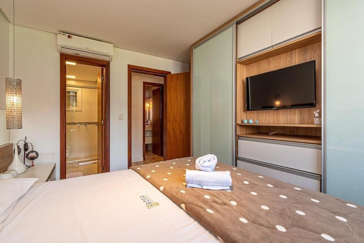 Apartmán Rosa Edificio Parque Da Vinicola Gramado Exteriér fotografie