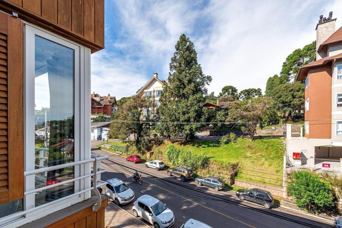 Apartmán Rosa Edificio Parque Da Vinicola Gramado Exteriér fotografie